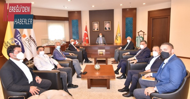 Başkan Altay Kuzey Kıbrıslı belediye başkanlarıyla bir araya geldi