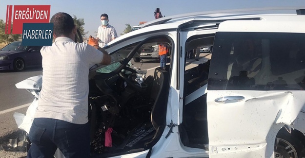 Konya’da feci kaza...Tır ile hafif ticari araç çarpıştı: 6 ölü, 2 yaralı
