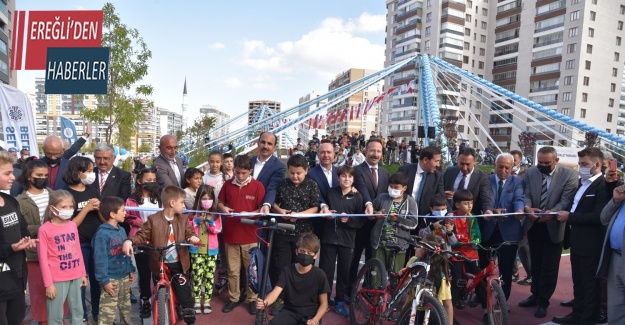 Konya’da Hareketlilik Haftası’nda Bisiklet ve Kaykay Parkı hizmete açıldı