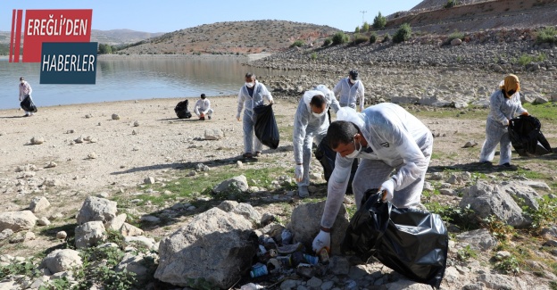 KOSKİ’den Altınapa Baraj Gölü’nde geniş çaplı temizlik