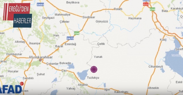 Konya'da deprem....